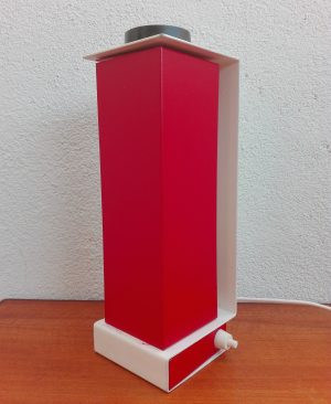 LAMPARA APLIQUE RETRO POP VINTAGE METAL ROJA