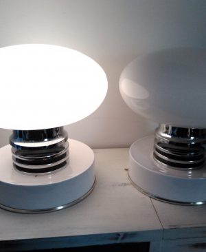 LAMPARA RETRO VINTAGE SETA AÑOS 70 (2 UNIDADES)